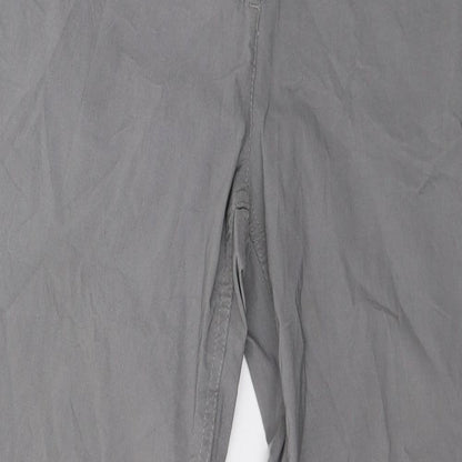 Womens UK Size 34 in Preworn Regular Fit  Grey Trousers