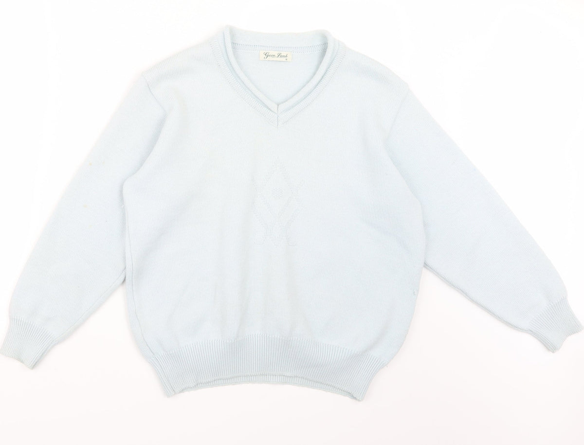 Green Lamb Womens Green  Knit Pullover Jumper Size S