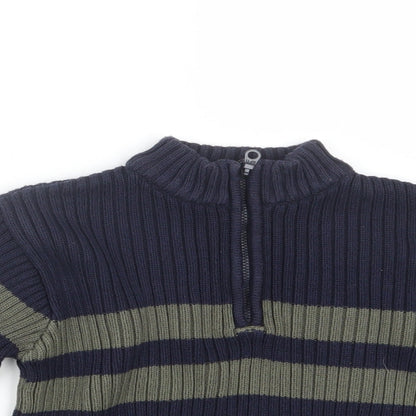 George Boys Blue  Knit Pullover Sweatshirt Size 2-3 Years