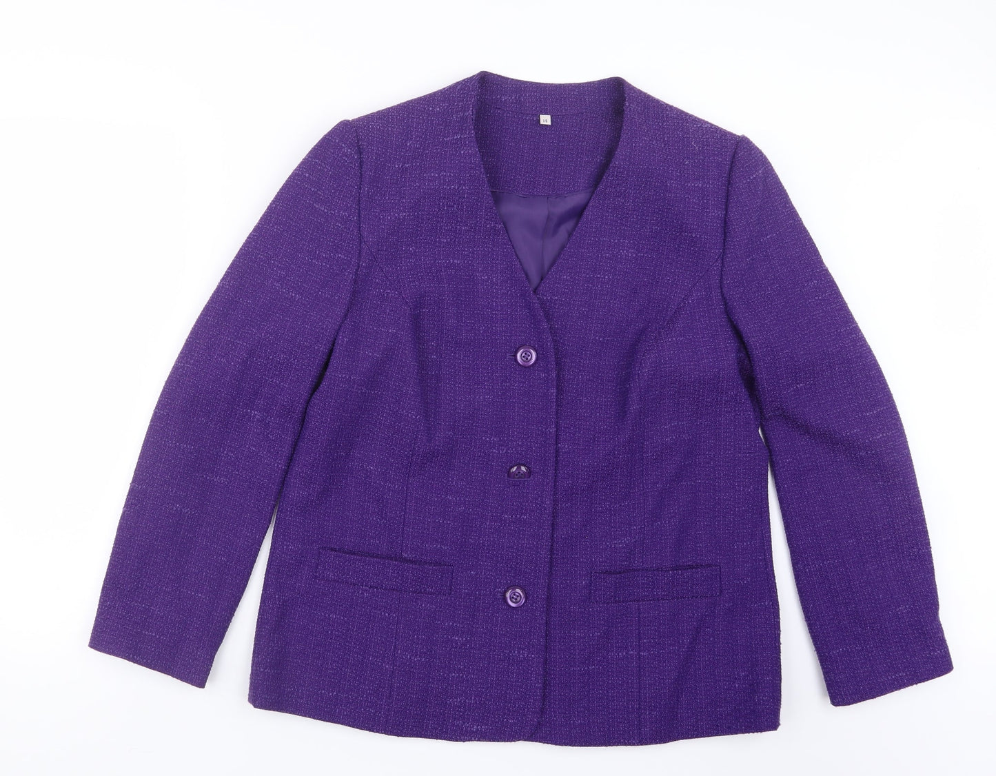 Womens UK Size 14 EWM Purple Jacket