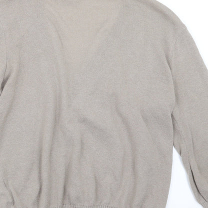 George Womens Beige  Knit Cardigan Jumper Size 14