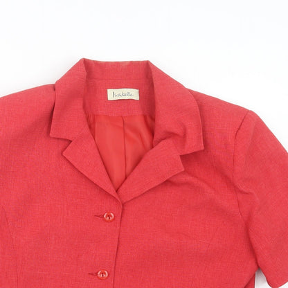 Womens UK Size 14 Isabelle Red Jacket