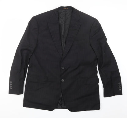 Mens UK Size 40 Marks and Spencer Regular Black Suit Jacket