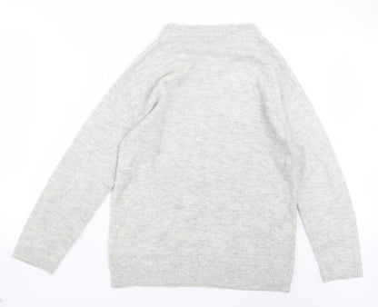 George Womens Grey  Knit Pullover Jumper Size 8