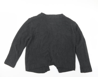 M&Co Womens Grey  Knit Cardigan Jumper Size XL