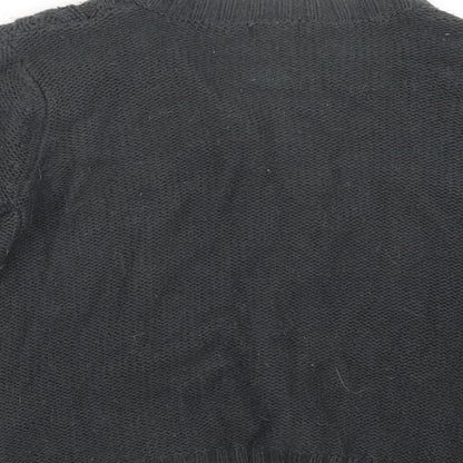 M&Co Womens Grey  Knit Cardigan Jumper Size XL