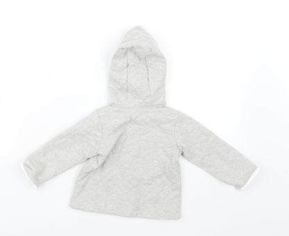mamas & papas Girls Grey   Jacket  Size 3-6 Months