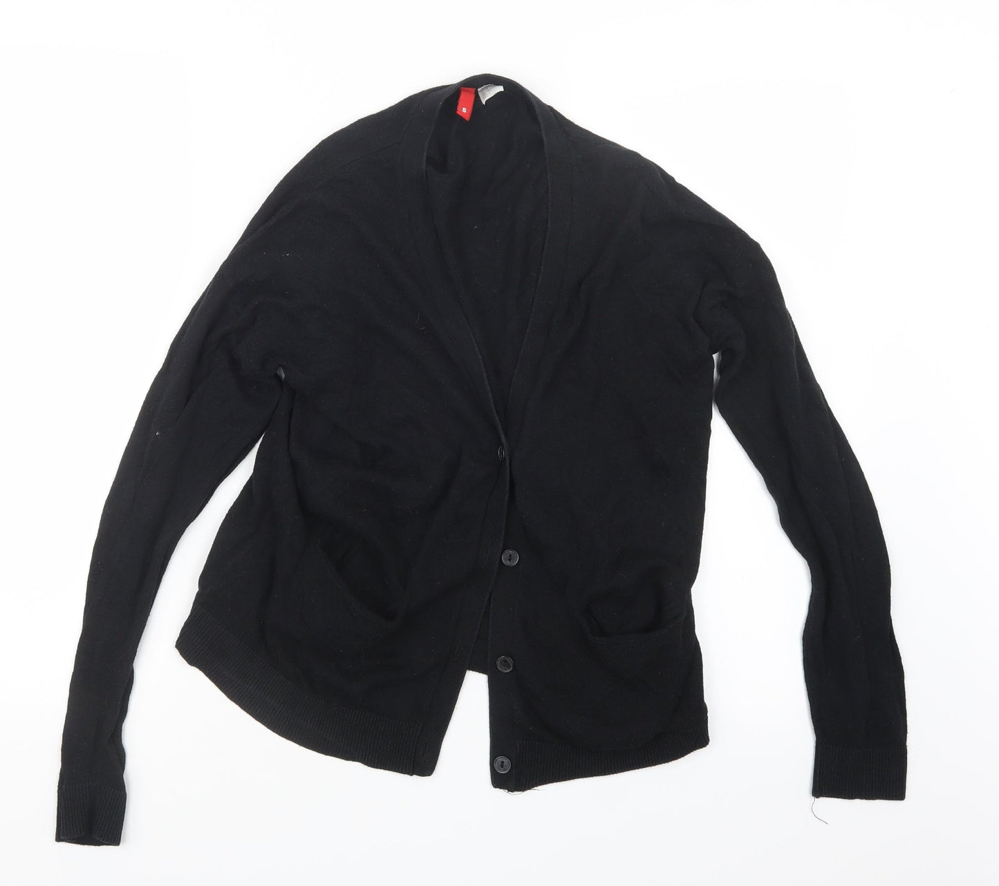 Divided by H&M Womens Black  Knit Cardigan Jumper Size S