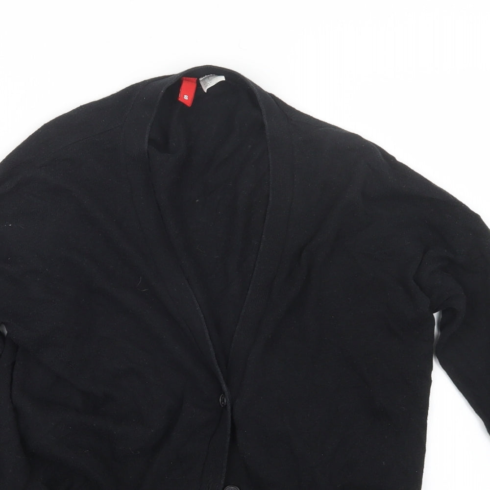 Divided by H&M Womens Black  Knit Cardigan Jumper Size S