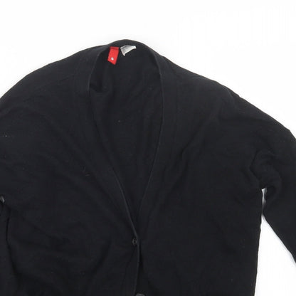 Divided by H&M Womens Black  Knit Cardigan Jumper Size S