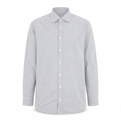 Mens UK Size 14.5 Marks and Spencer Blue  Button-Up Long Sleeve Casual Shirt
