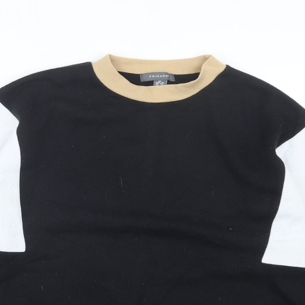 Primark Womens Black   Pullover Jumper Size 6