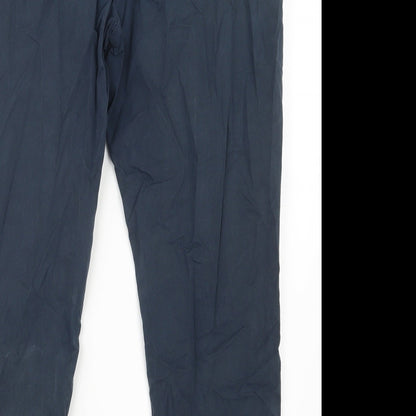 Womens UK Size 16 Marks and Spencer Regular Fit  Blue Trousers