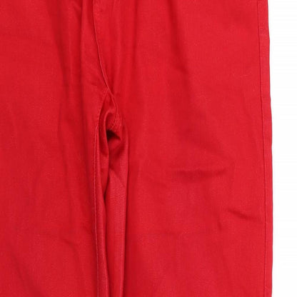 BS JEANS Womens Red   Straight Jeans Size 44 in L31 in