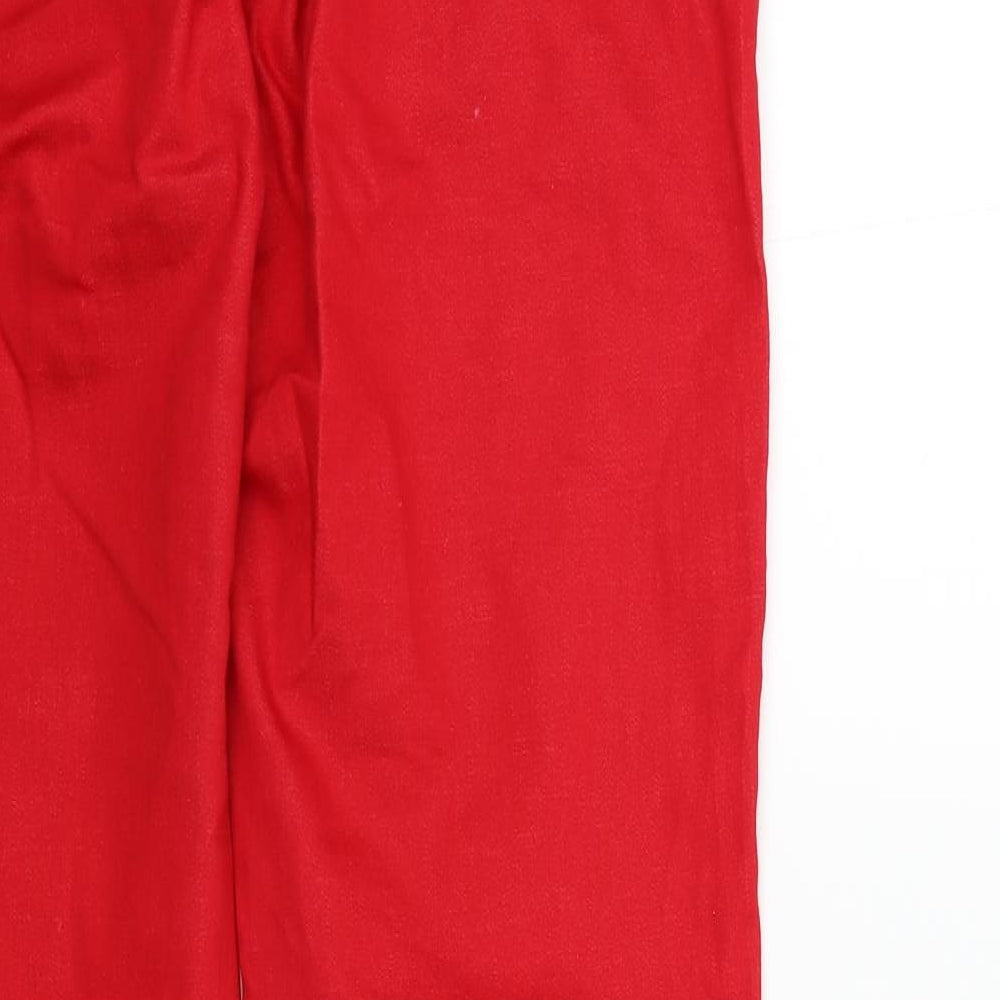 BS JEANS Womens Red   Straight Jeans Size 44 in L31 in