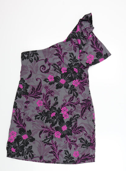 EVIE Womens Green Floral  A-Line  Size 12