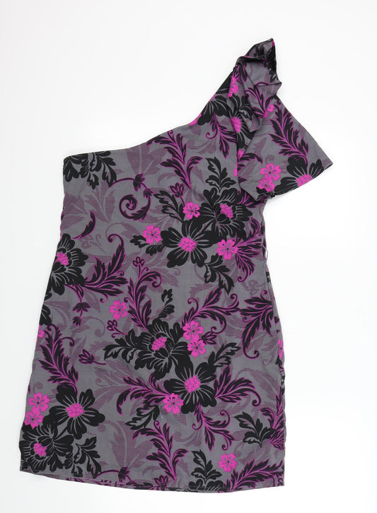 EVIE Womens Green Floral  A-Line  Size 12