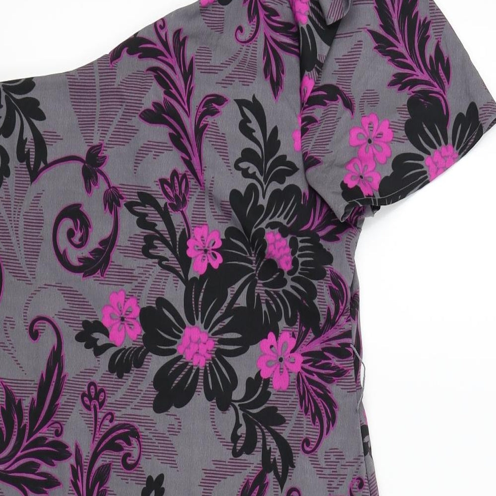 EVIE Womens Green Floral  A-Line  Size 12