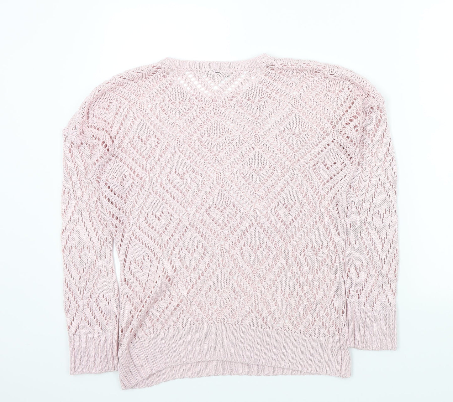 Peacocks Womens Pink   Pullover Jumper Size S