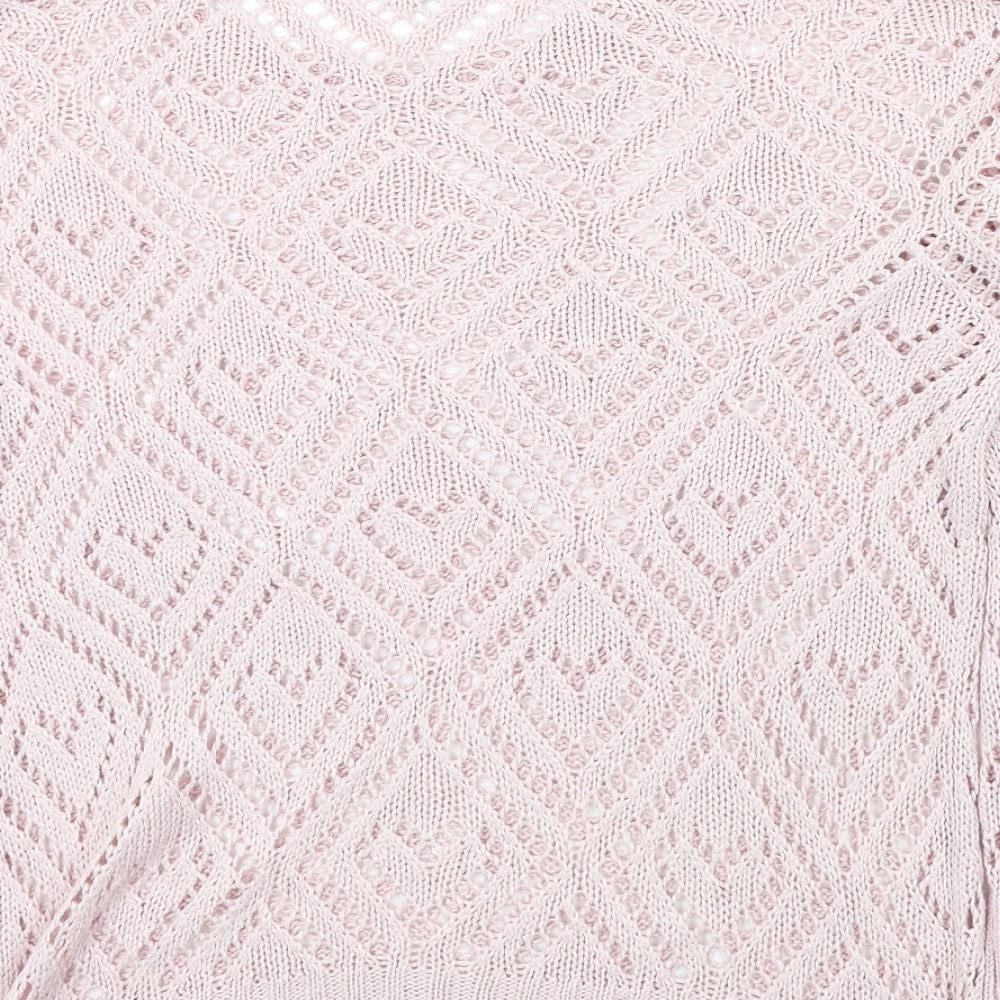 Peacocks Womens Pink   Pullover Jumper Size S