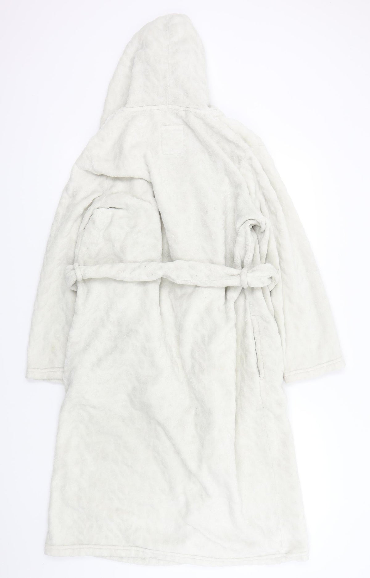 SNUGGLE DREAM SLEEP Womens Beige Solid  Top Robe Size M