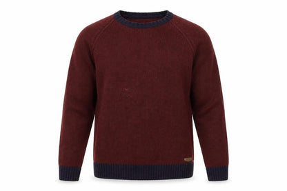 BURTONS Mens Red   Henley Jumper Size XL