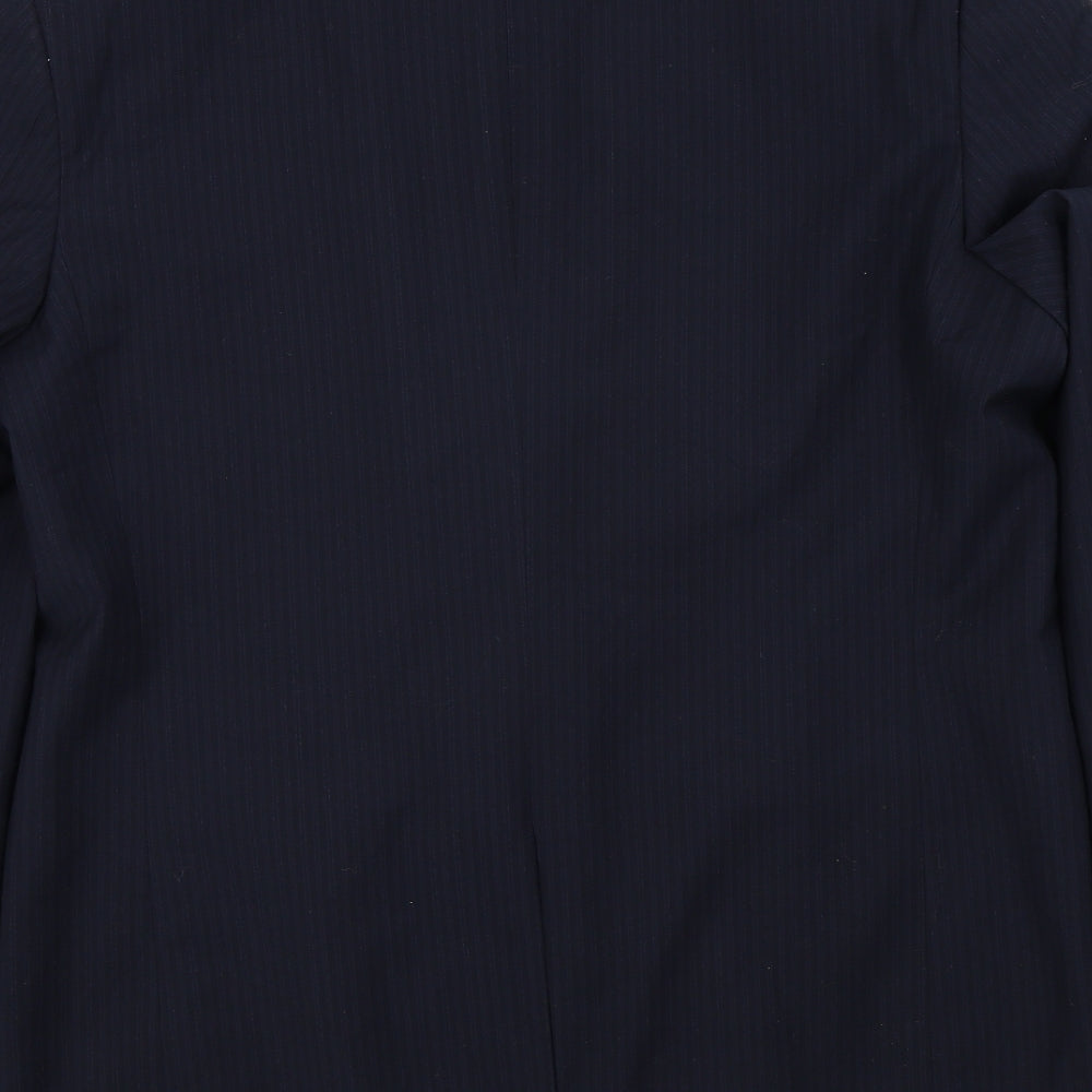 Mens UK Size L Perry Ellis Regular Blue Suit Jacket
