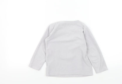 Rebel Boys Grey Colourblock   Pyjama Top Size 5 Years  - star wars