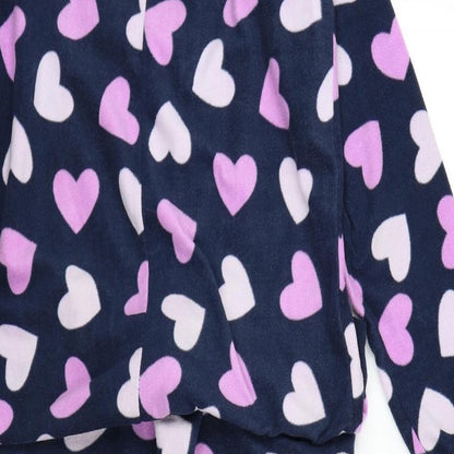 love to lounge Womens Blue Solid  Top One Piece Size 6  - LOVE HEART