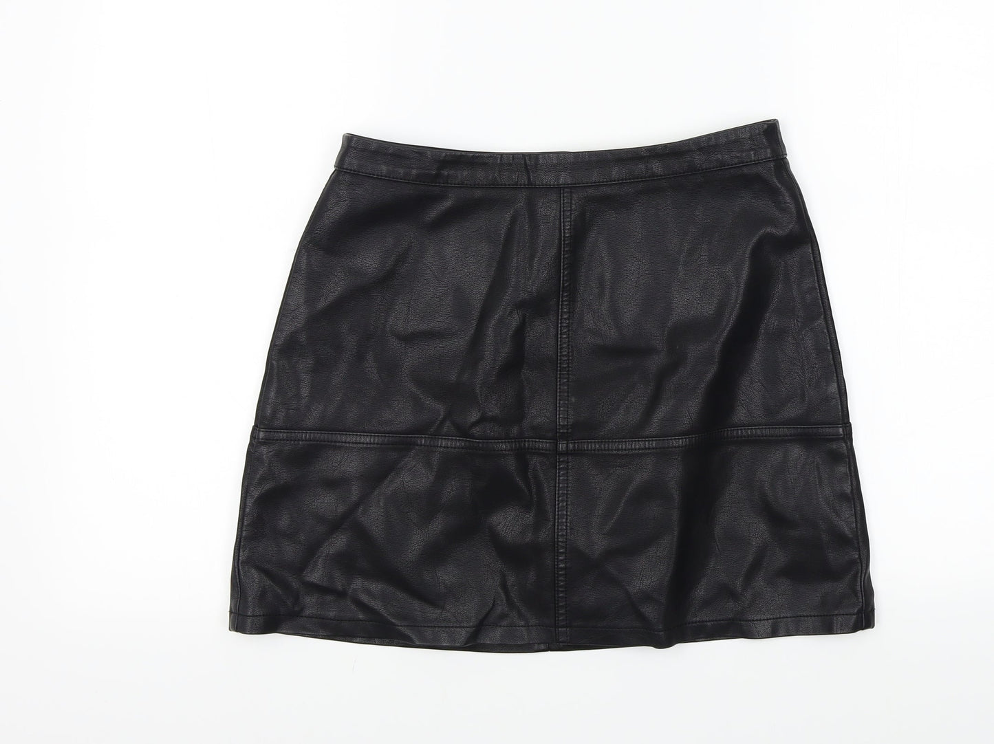 New Look Womens Black   A-Line Skirt Size 10