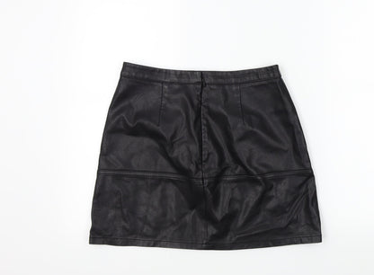 New Look Womens Black   A-Line Skirt Size 10