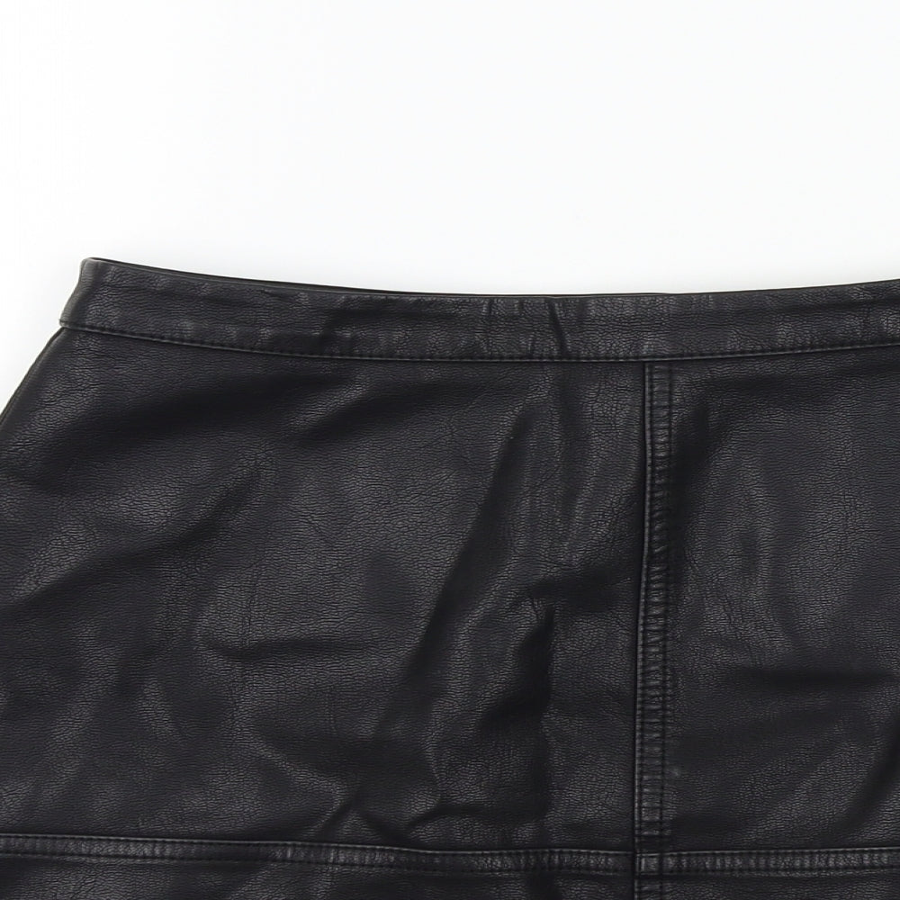 New Look Womens Black   A-Line Skirt Size 10