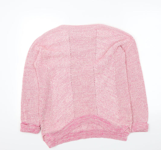Marks & Spencer Womens Pink   Pullover Jumper Size M