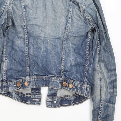 & Womens Blue  Denim Jacket  Size 6