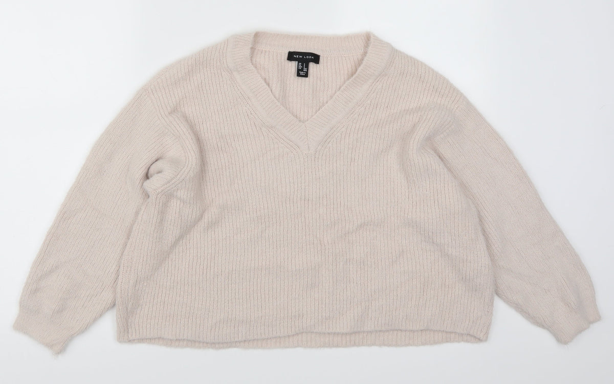 New Look Womens Pink   Pullover Jumper Size S