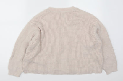 New Look Womens Pink   Pullover Jumper Size S