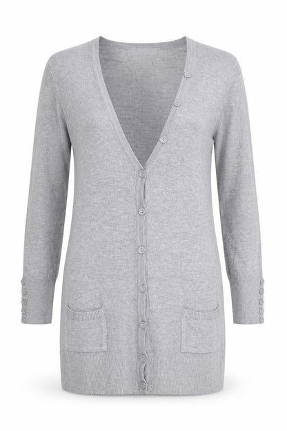 Marks & Spencer Womens Grey   Cardigan Jumper Size 10