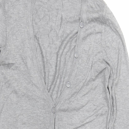 Marks and Spencer Womens Grey   Cardigan Jumper Size 10