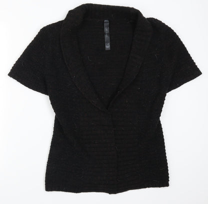 Evie Womens Brown  Knit Cardigan Jumper Size 6