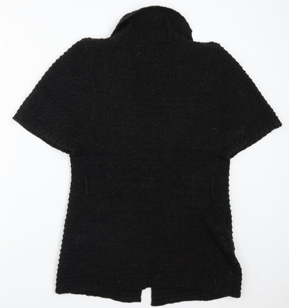 Evie Womens Brown  Knit Cardigan Jumper Size 6