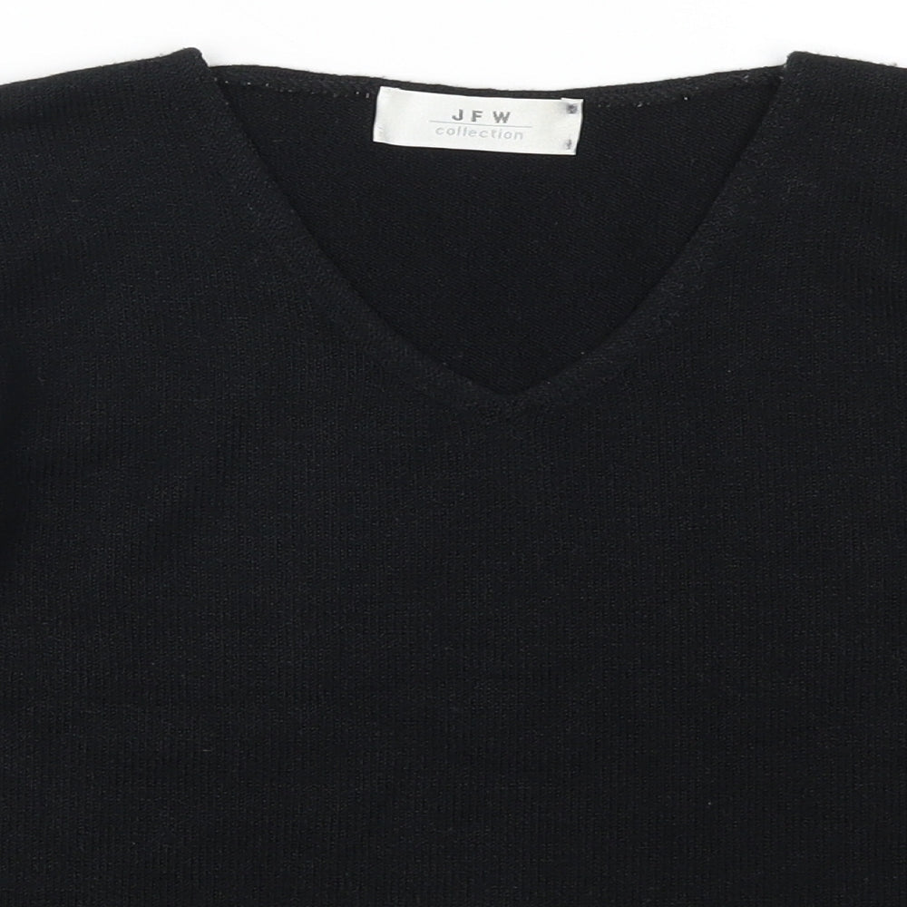 JFW Womens Black   Pullover Jumper Size L