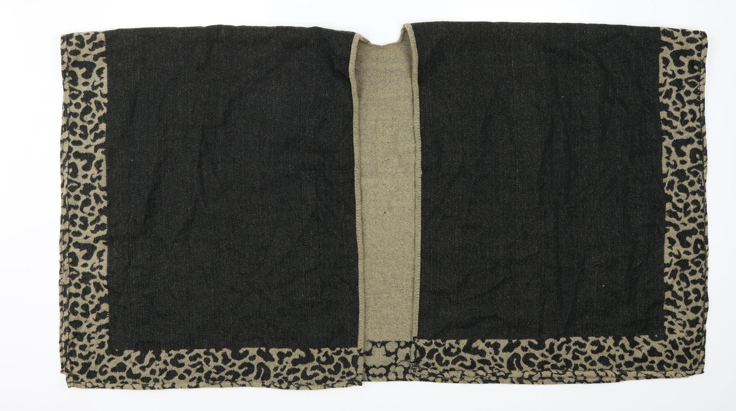 Preworn Womens Brown Animal Print  Shrug Jumper One Size