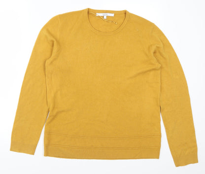 Vida Vi Womens Yellow   Pullover Jumper Size L