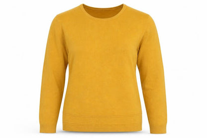 Vida Vi Womens Yellow   Pullover Jumper Size L