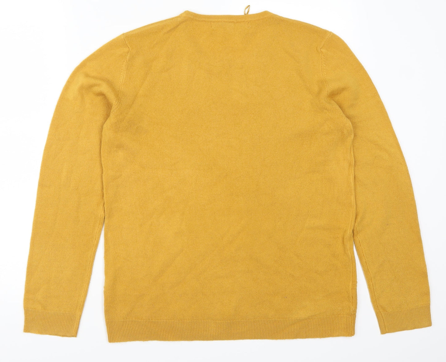 Vida Vi Womens Yellow   Pullover Jumper Size L