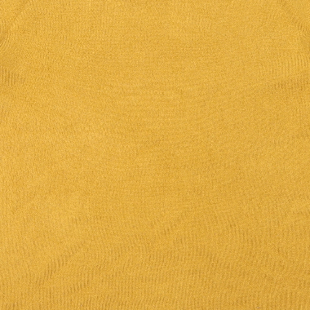 Vida Vi Womens Yellow   Pullover Jumper Size L