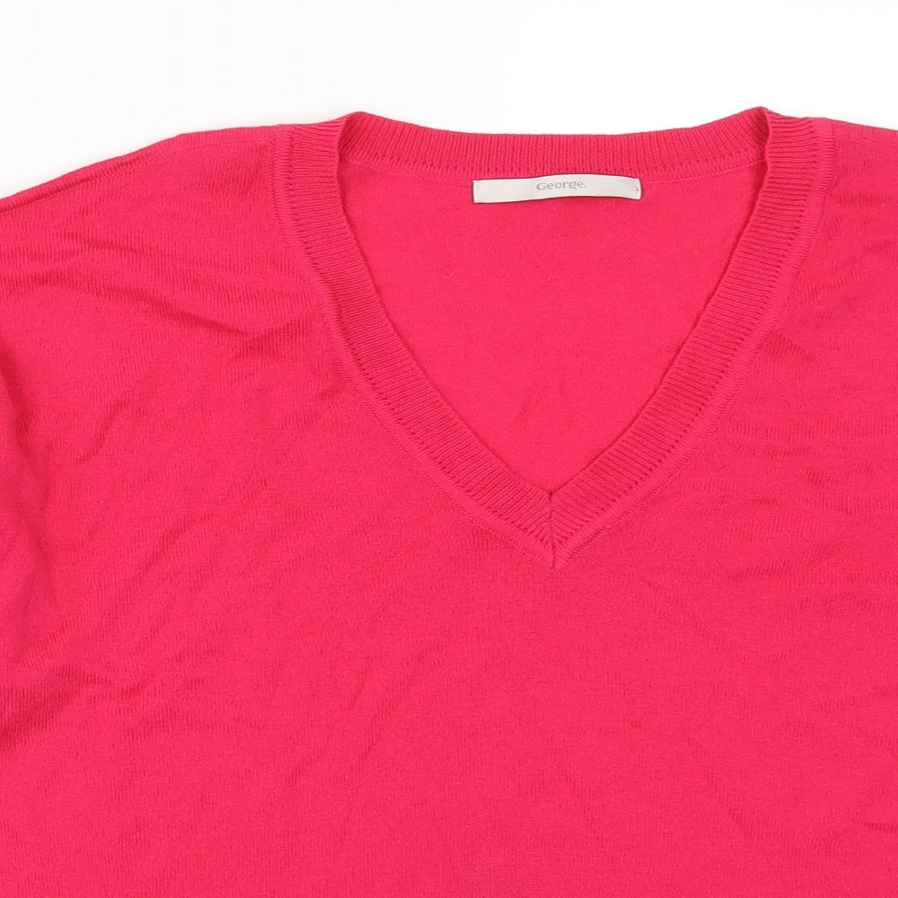 George Womens Pink   Basic T-Shirt Size 12