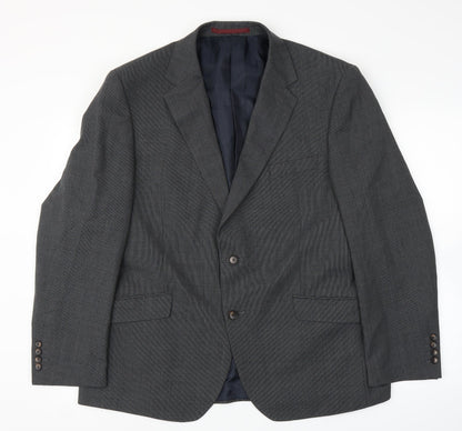 Mens UK Size 44 M&S Regular Grey Suit Jacket