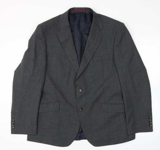 Mens UK Size 44 M&S Regular Grey Suit Jacket