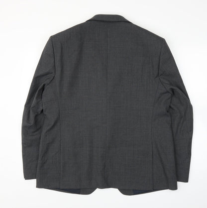 Mens UK Size 44 M&S Regular Grey Suit Jacket